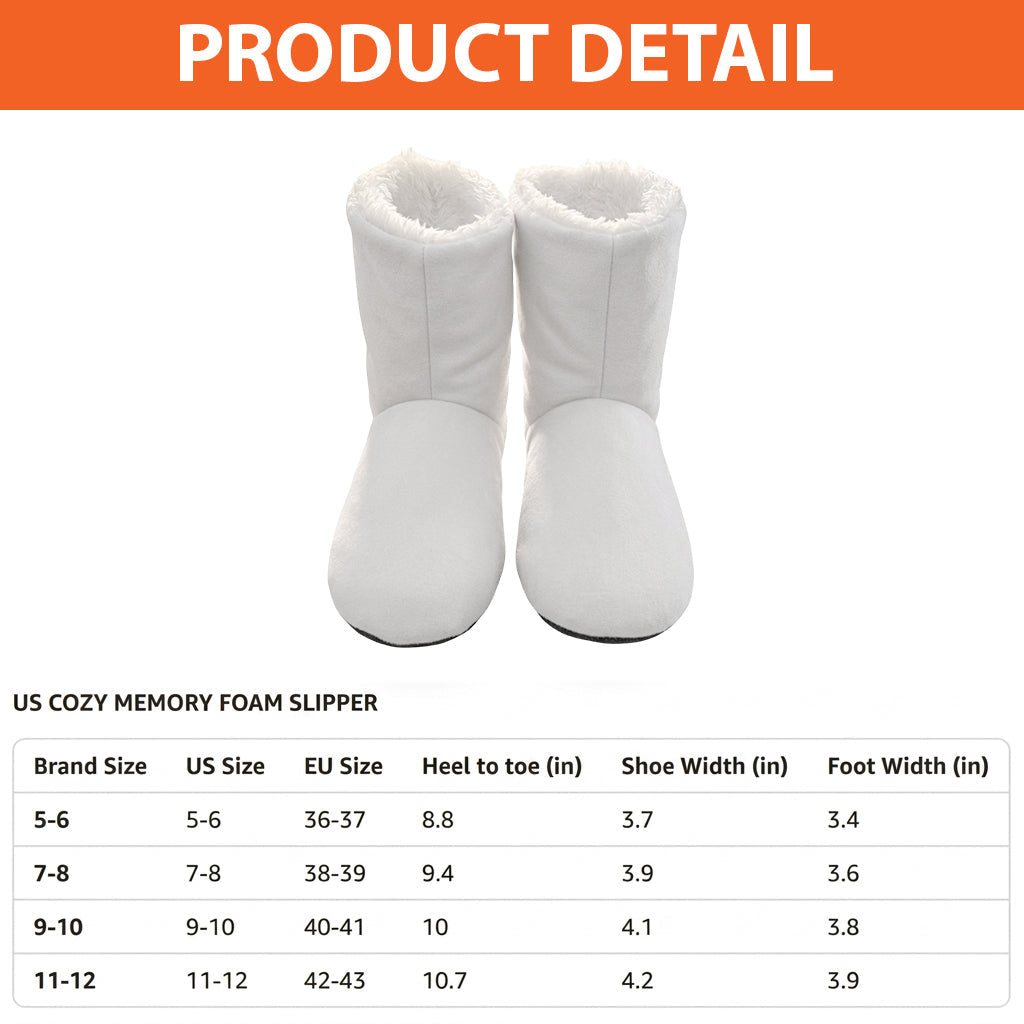 Ohana Means Family - Personalized Ohana Faux Fur Boot Slippers