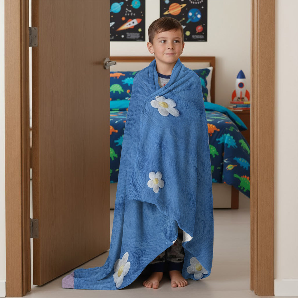 Fluffy Monster Effect - Personalized Ohana Wearable Blanket
