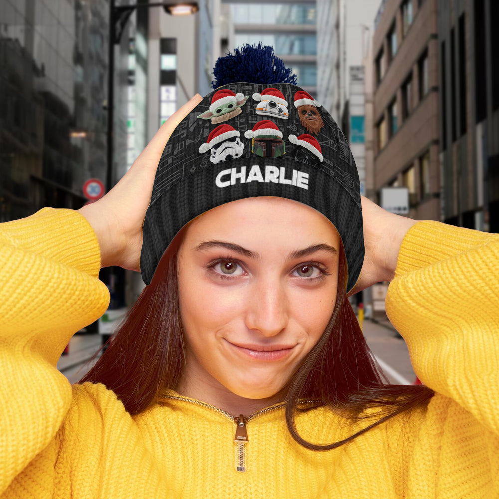 Merry Christmas - Personalized The Force Beanie Hat
