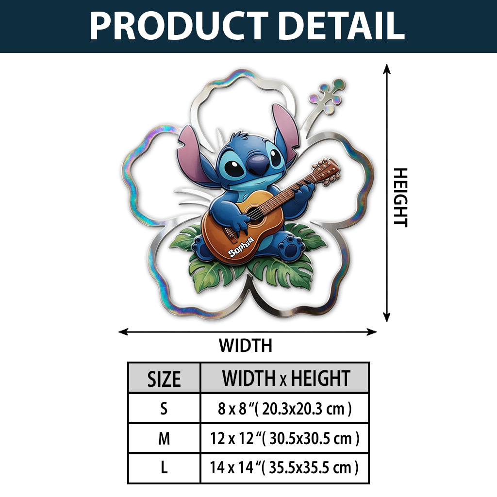 Ohana Means Family - Personalized Ohana 3D Printed Cut Metal Sign