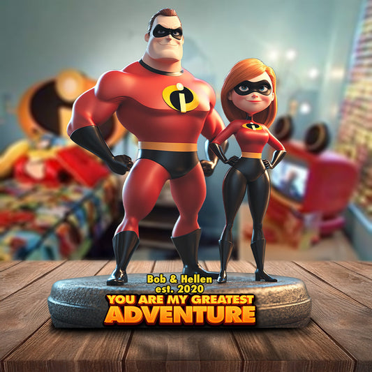 You Are My Greatest Adventure - Personalized Incredible Family Custom Shaped Acrylic Plaque