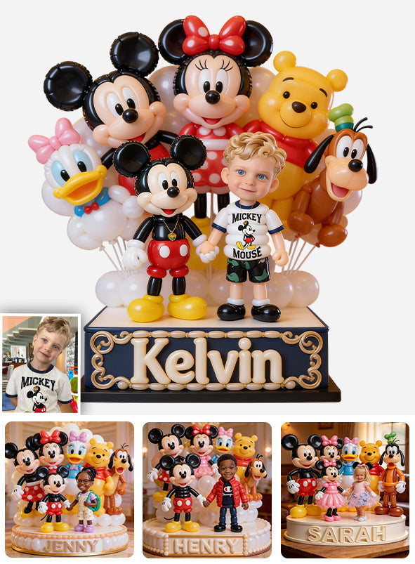 Magical Friends - Personalized Mouse Custom Shaped Acrylic Plaque