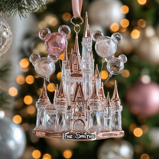 Magical Castle - Personalized Mouse Ornament