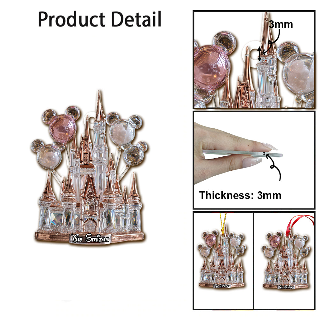 Magical Castle - Personalized Mouse Ornament