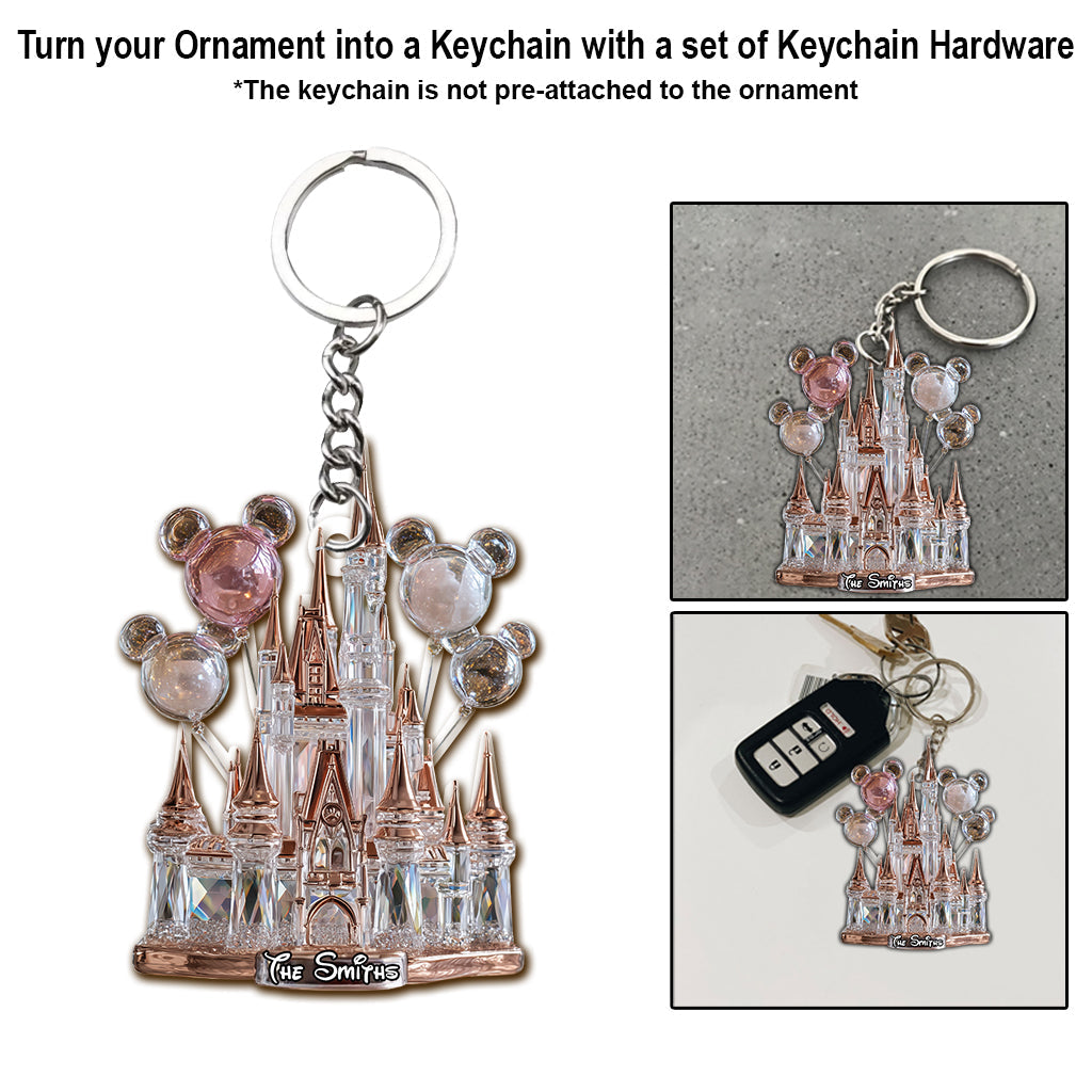 Magical Castle - Personalized Mouse Ornament