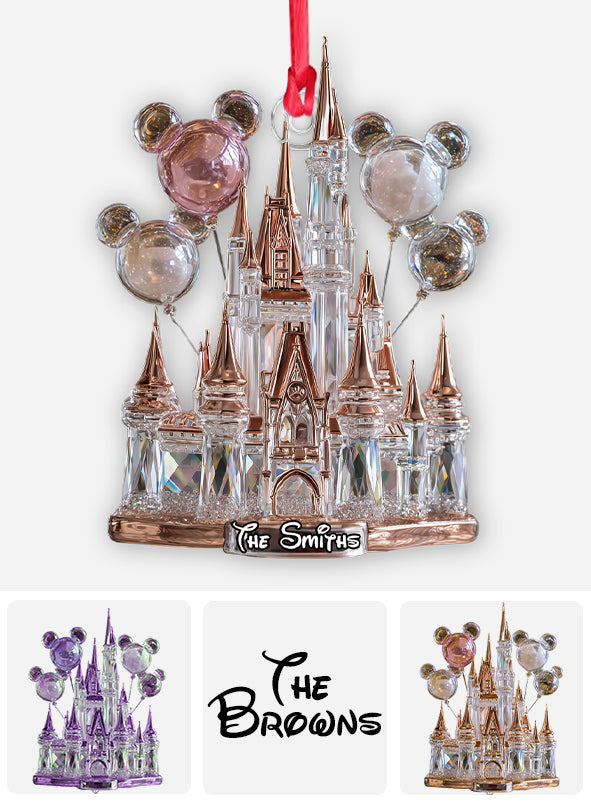 Magical Castle - Personalized Mouse Ornament
