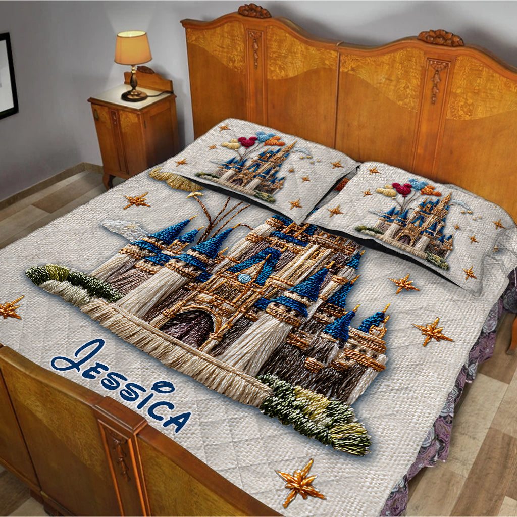Magical Castle - Personalized Mouse Quilt Set