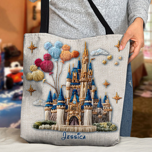 Magical Castle - Personalized Mouse Tote Bag