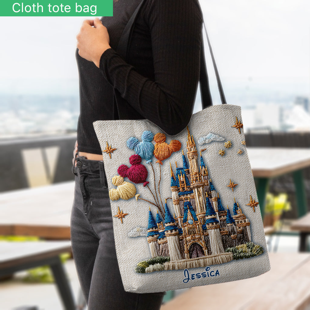 Magical Castle - Personalized Mouse Tote Bag