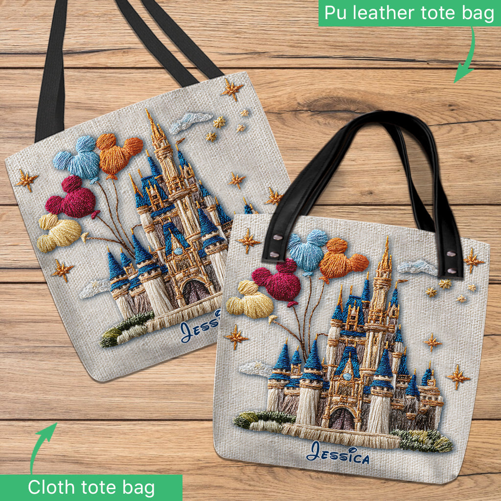 Magical Castle - Personalized Mouse Tote Bag