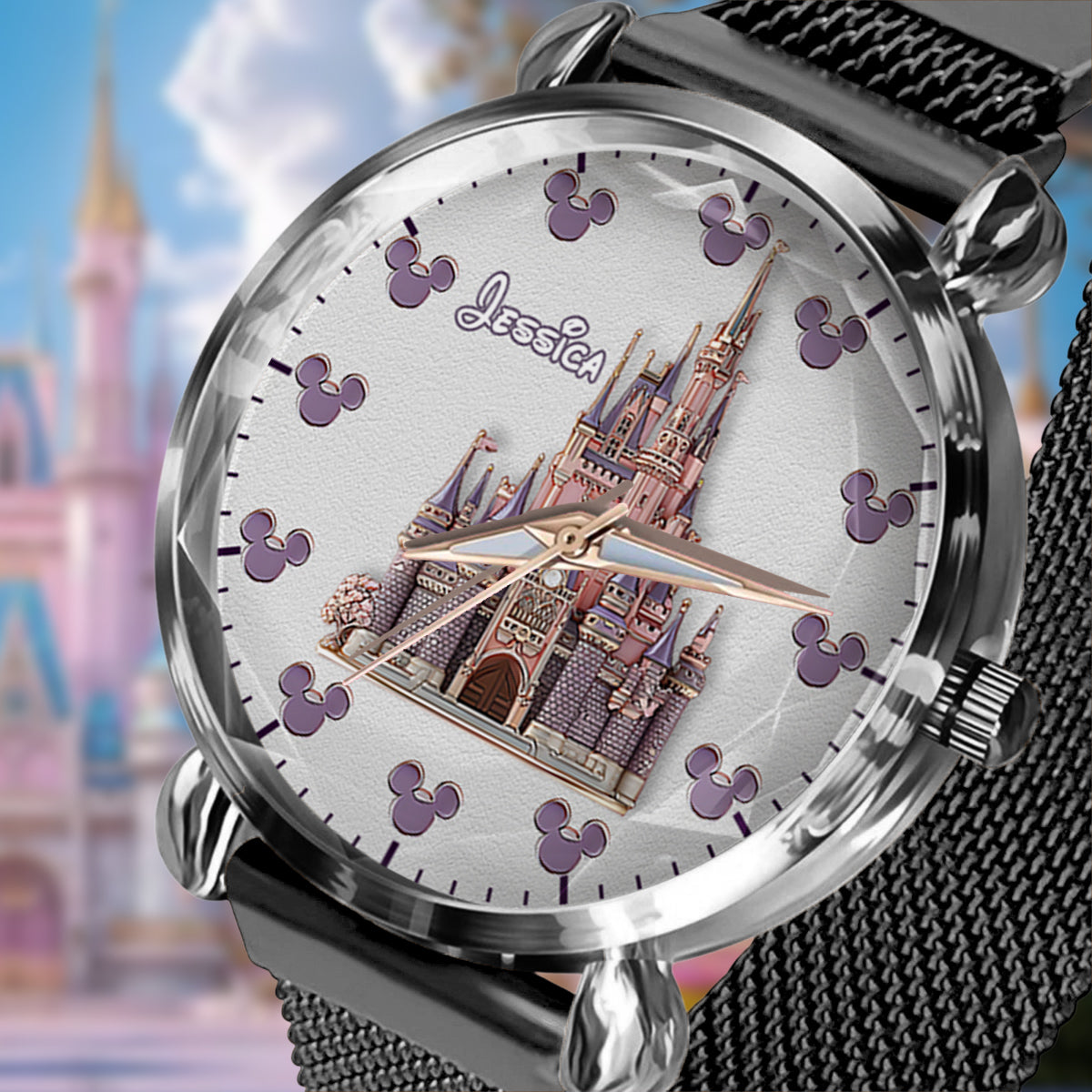 Magical Day Custom Name - Personalized Mouse Women Hand Watch