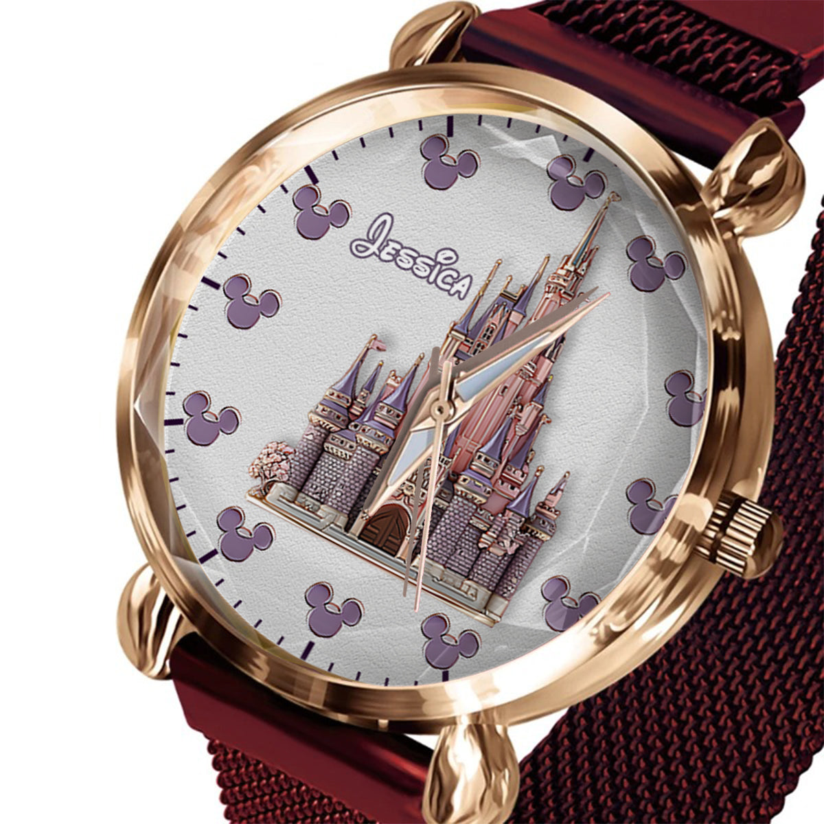Magical Day Custom Name - Personalized Mouse Women Hand Watch