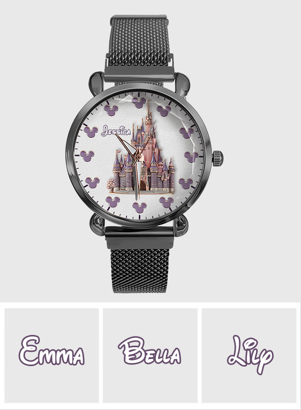 Magical Day Custom Name - Personalized Mouse Women Hand Watch