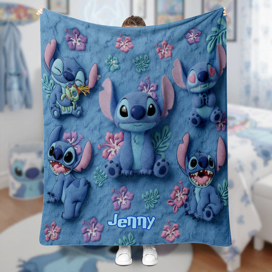 Ohana Means Family - Personalized Ohana Blanket