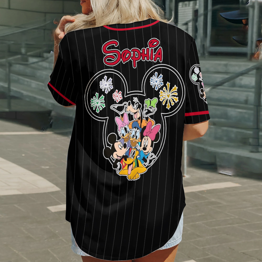 Friends - Personalized Mouse Baseball Jersey