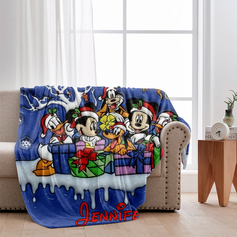 Magical Time - Personalized Mouse Blanket