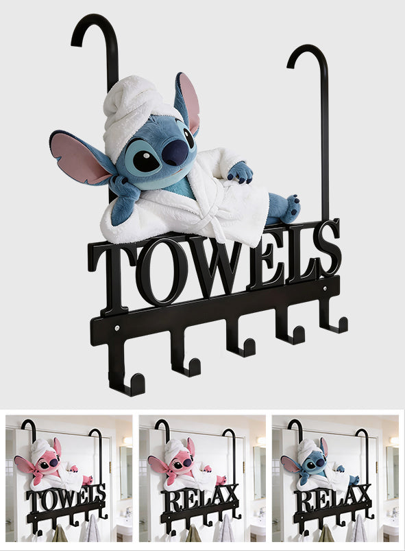 Relax - Personalized Ohana Metal Door Hooks
