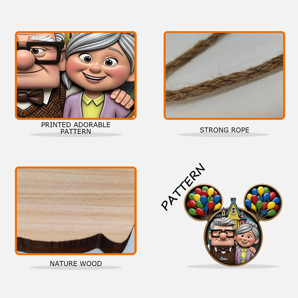 You Are My Greatest Adventure - Personalized Couple Custom Shaped Wood Sign