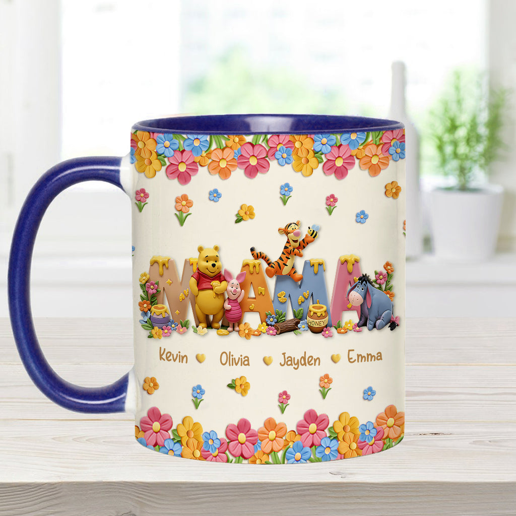 Mama Bear - Personalized Mouse Accent Mug
