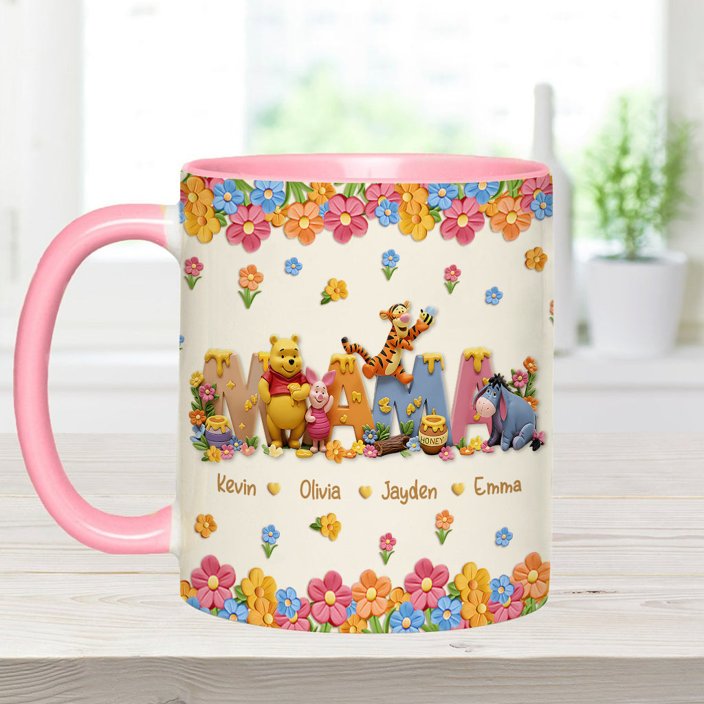 Mama Bear - Personalized Mouse Accent Mug