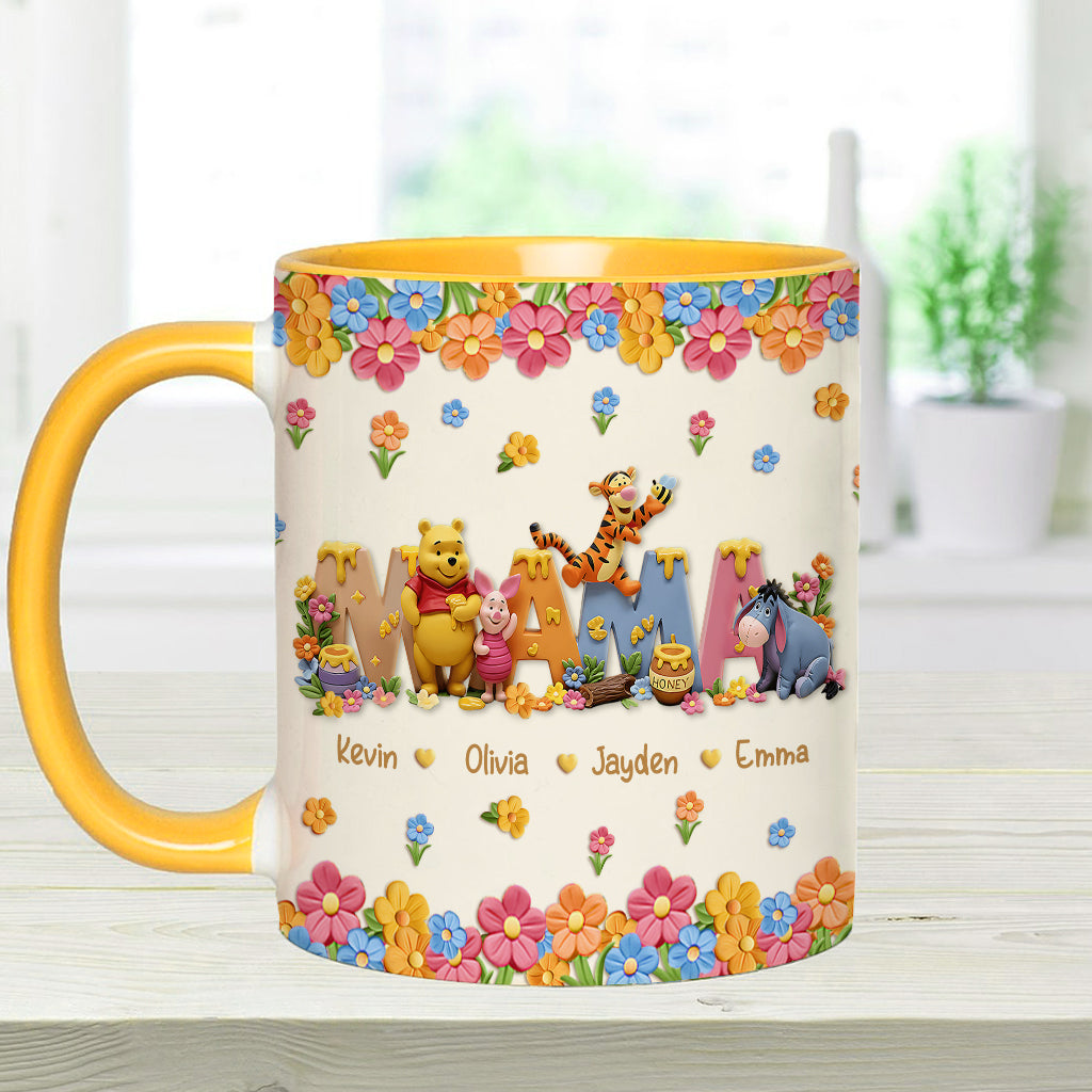 Mama Bear - Personalized Mouse Accent Mug
