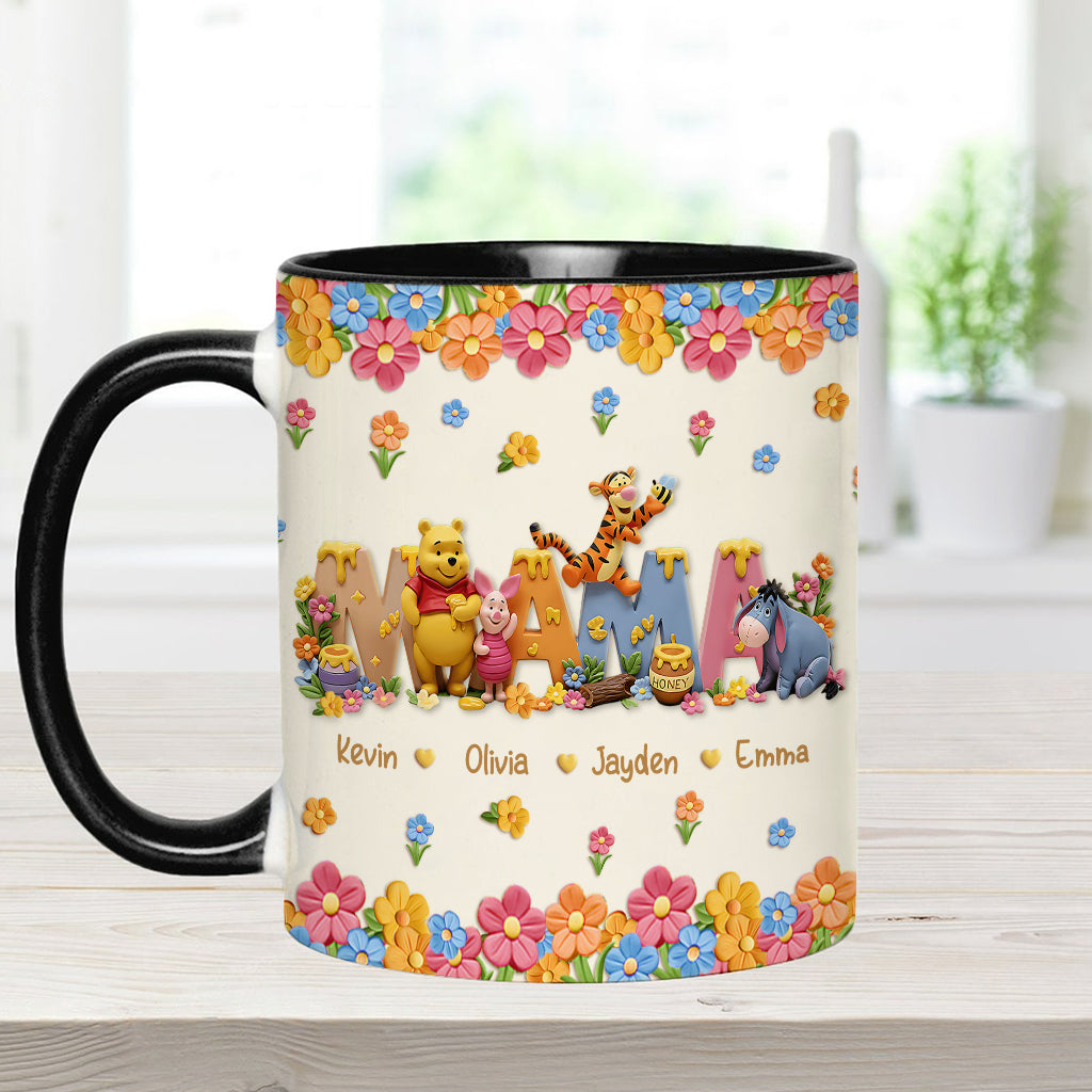 Mama Bear - Personalized Mouse Accent Mug