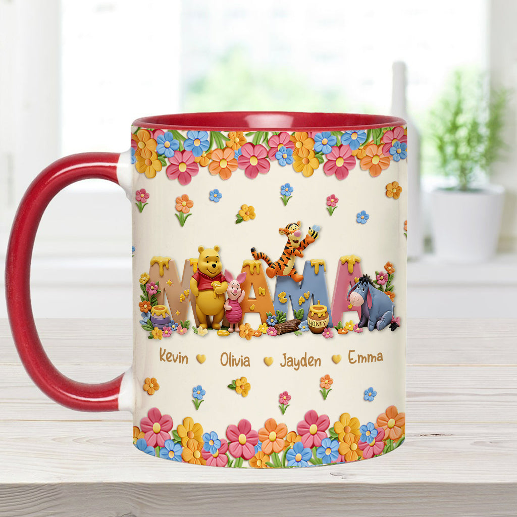 Mama Bear - Personalized Mouse Accent Mug