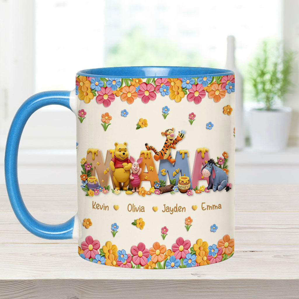 Mama Bear - Personalized Mouse Accent Mug