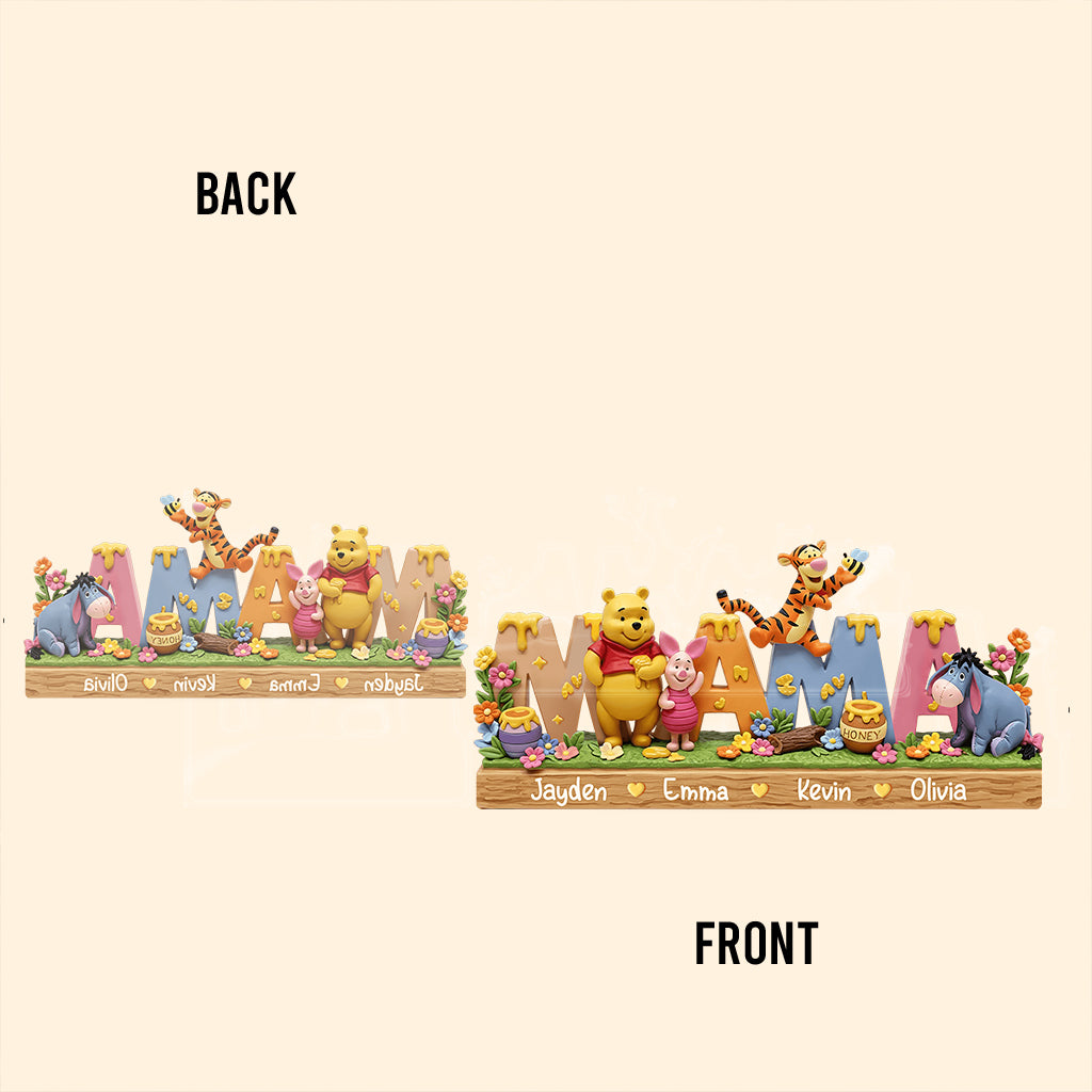 Mama Bear - Personalized Mouse Custom Shaped Acrylic Plaque