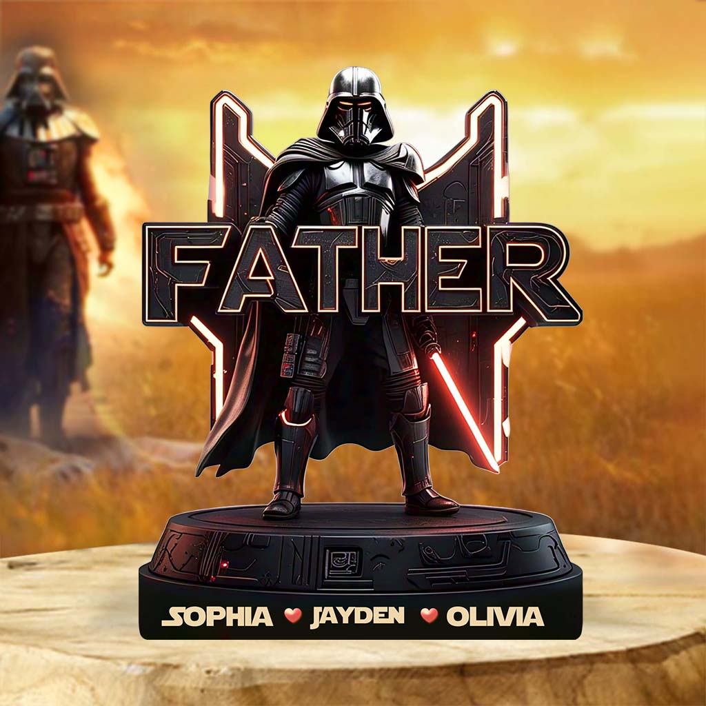 I'm Their Father - Personalized The Force Custom Shaped Acrylic Plaque