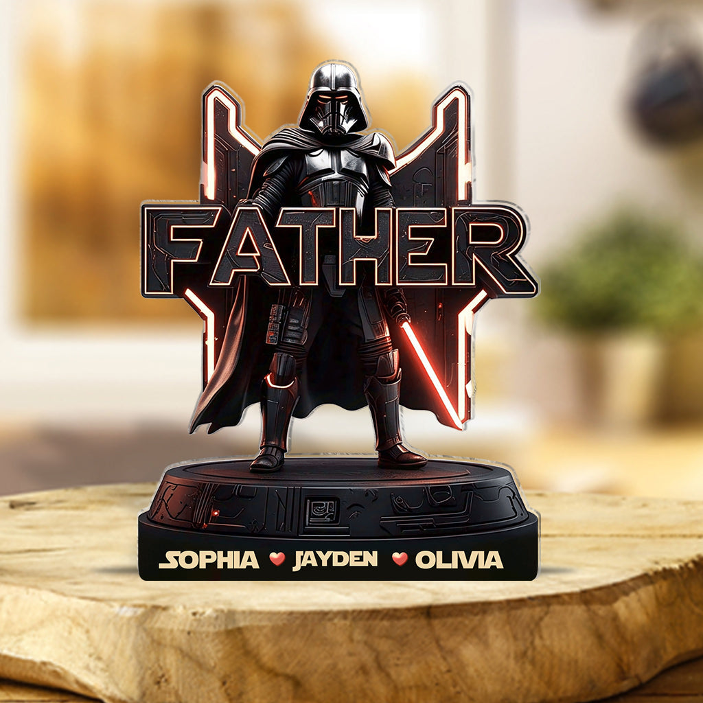 I'm Their Father - Personalized The Force Custom Shaped Acrylic Plaque