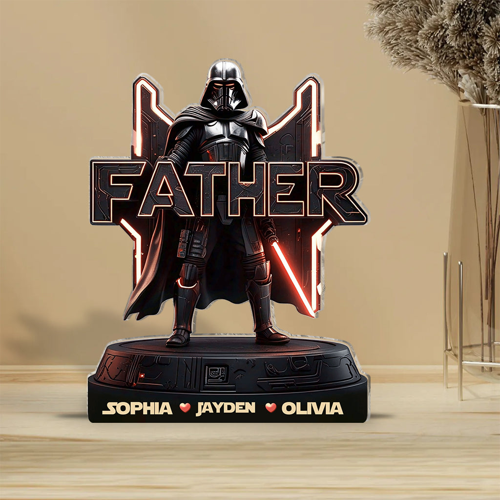 I'm Their Father - Personalized The Force Custom Shaped Acrylic Plaque