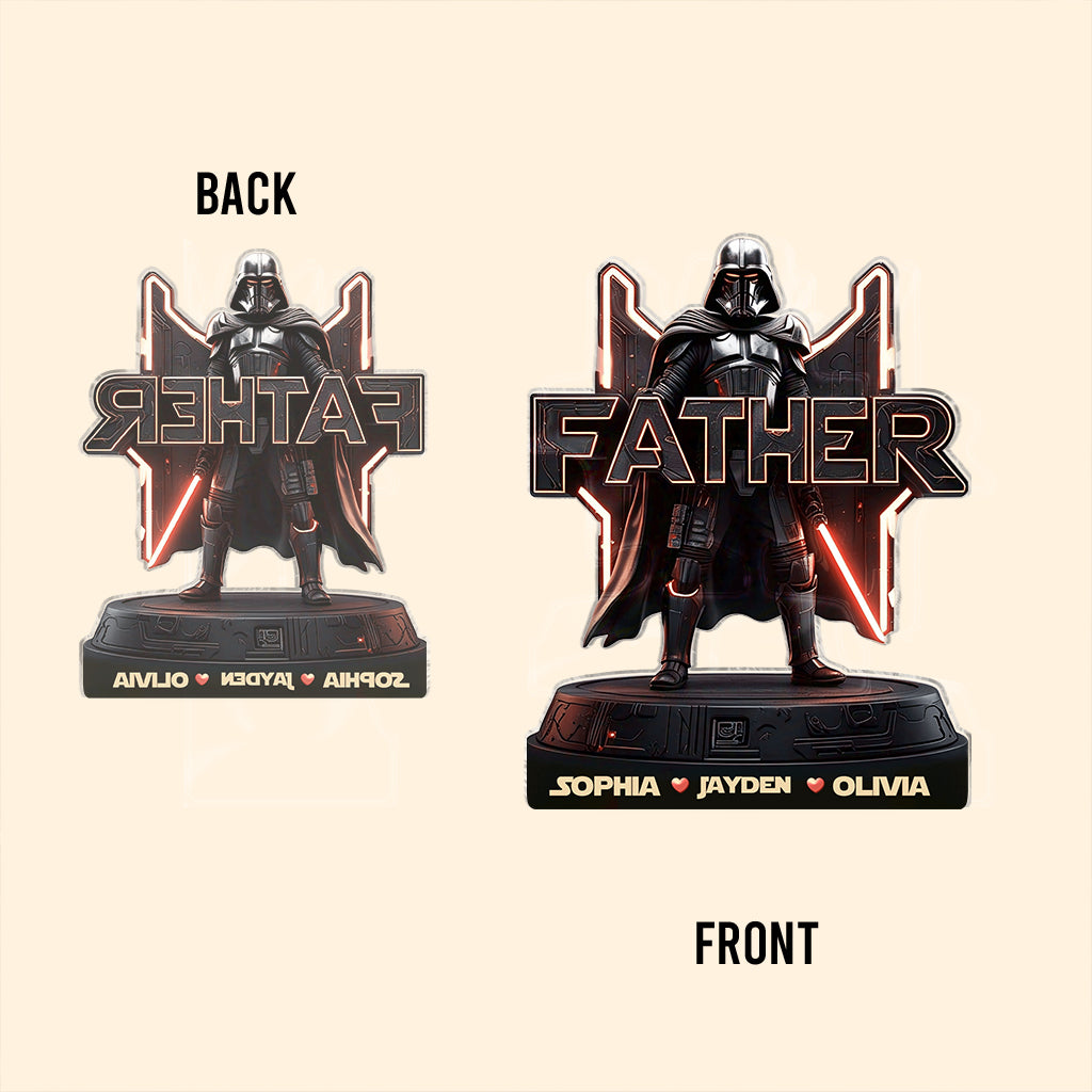 I'm Their Father - Personalized The Force Custom Shaped Acrylic Plaque