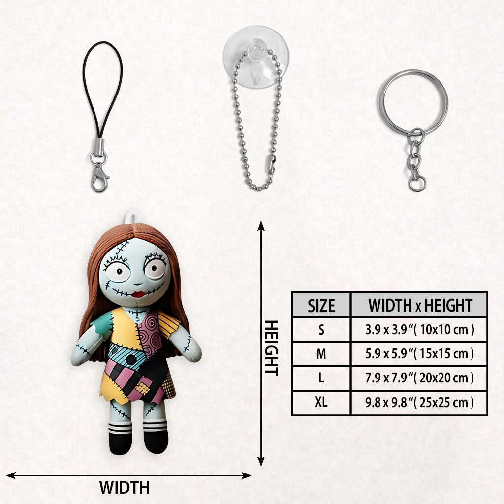 Nightmare - Personalized Nightmare Quilt Duffle Bag & Plush Charm