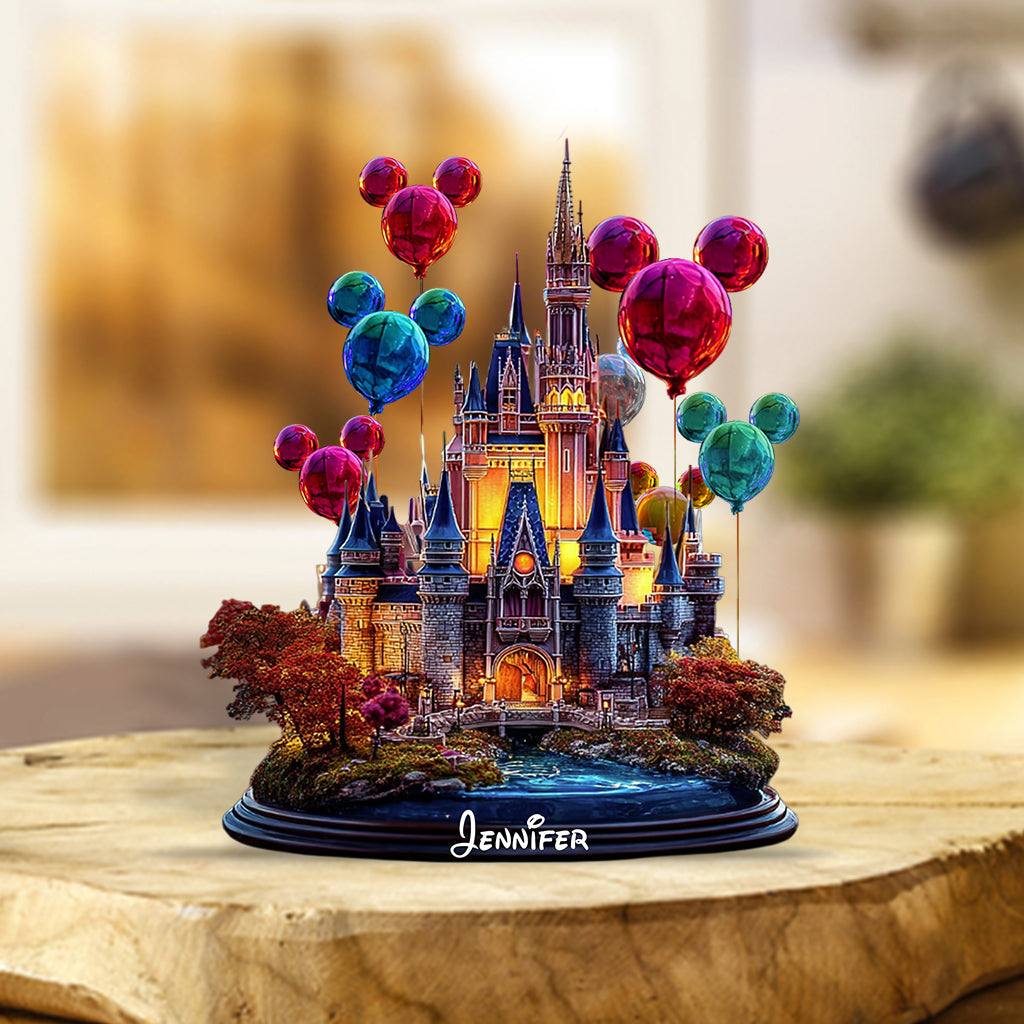 Magical Castle - Personalized Mouse Custom Shaped Acrylic Plaque