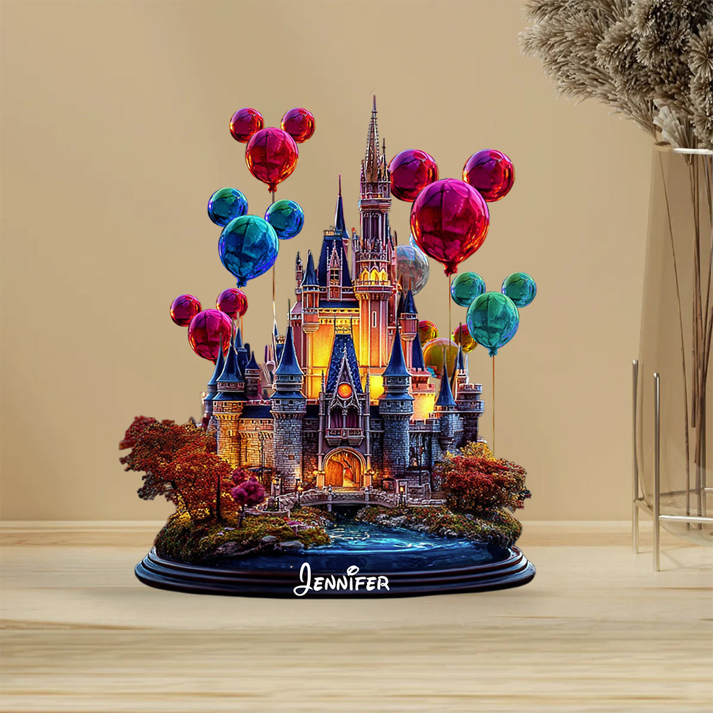 Magical Castle - Personalized Mouse Custom Shaped Acrylic Plaque