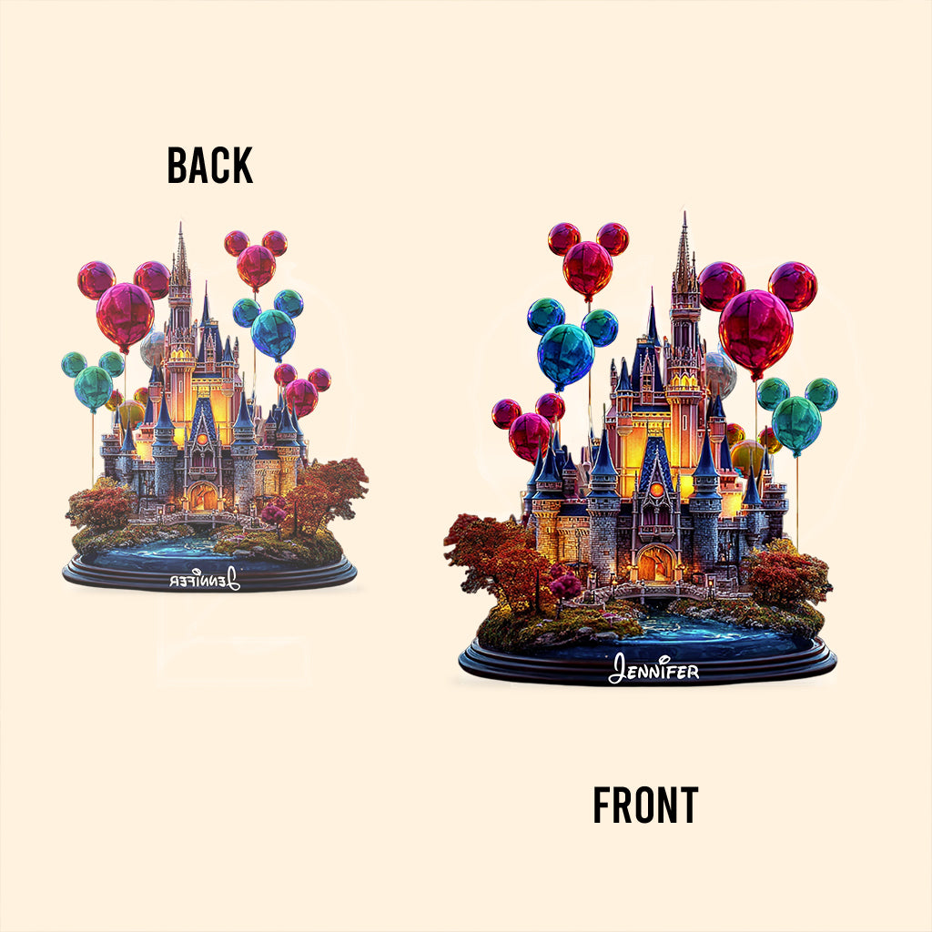 Magical Castle - Personalized Mouse Custom Shaped Acrylic Plaque