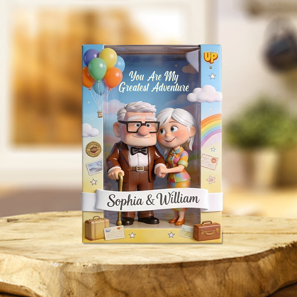 You Are My Greatest Adventure - Personalized Up Movie Couple Custom Shaped Acrylic Plaque