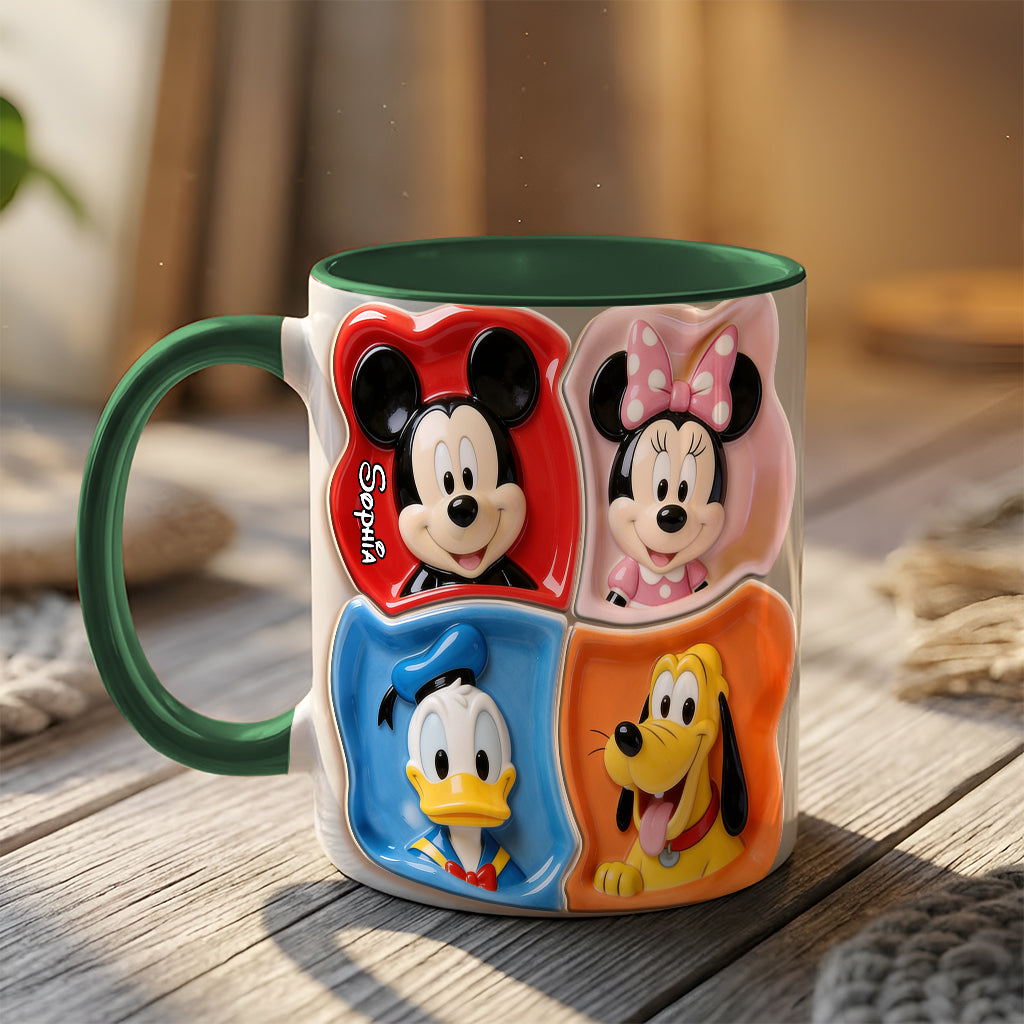 Magical Friends - Personalized Mouse 3D Printed Accent Mug