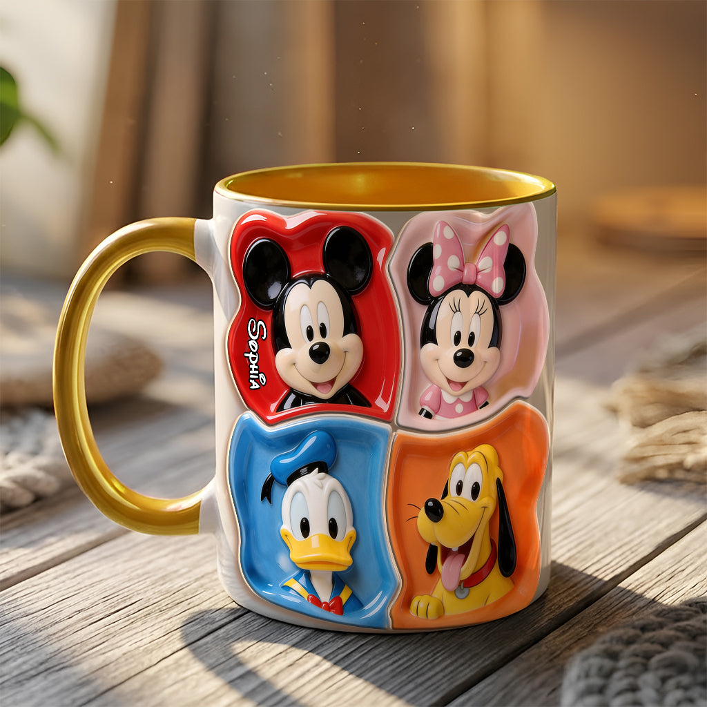 Magical Friends - Personalized Mouse 3D Printed Accent Mug