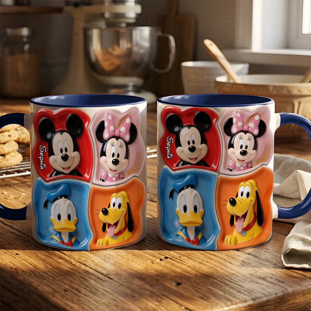 Magical Friends - Personalized Mouse 3D Printed Accent Mug