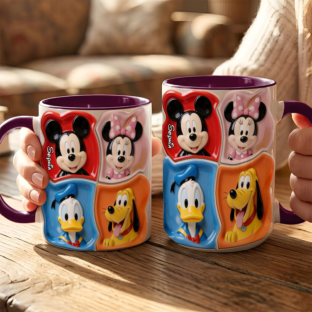 Magical Friends - Personalized Mouse 3D Printed Accent Mug
