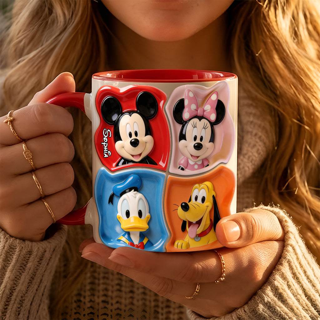 Magical Friends - Personalized Mouse 3D Printed Accent Mug