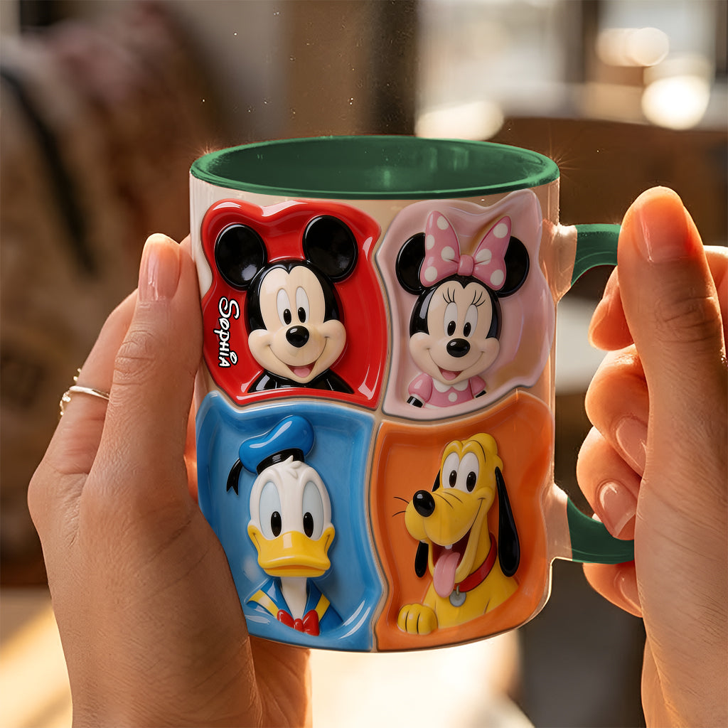 Magical Friends - Personalized Mouse 3D Printed Accent Mug