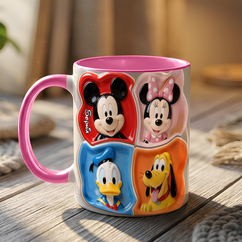 Magical Friends - Personalized Mouse 3D Printed Accent Mug