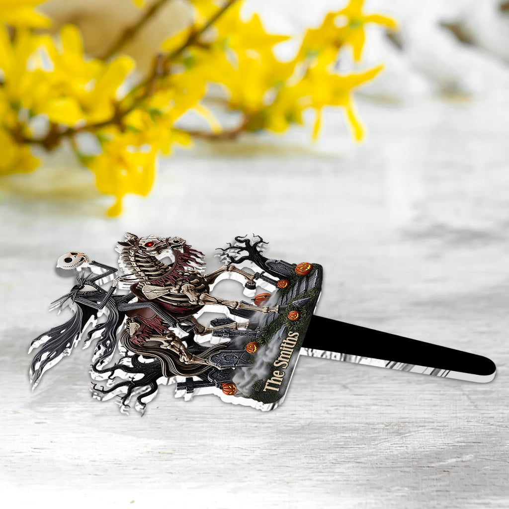 Headless Knight - Personalized Nightmare Acrylic Plaque Stake