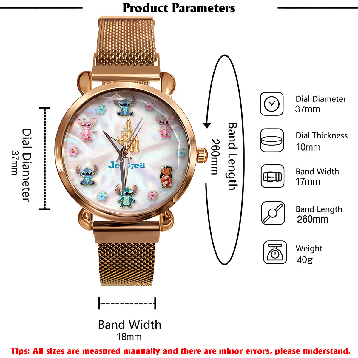 Ohana Means Family - Personalized Ohana Women Hand Watch
