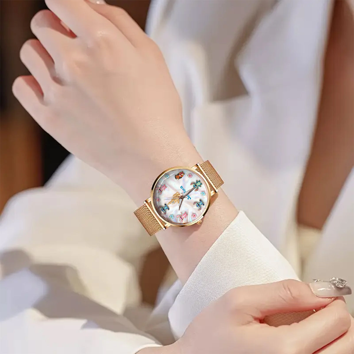 Ohana Means Family - Personalized Ohana Women Hand Watch