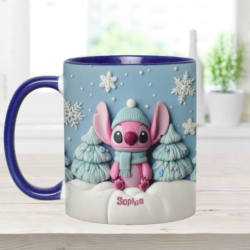 Merry Christmas - Personalized Ohana Accent Mug