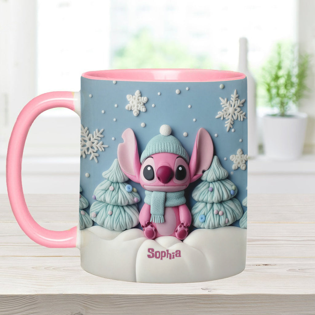 Merry Christmas - Personalized Ohana Accent Mug